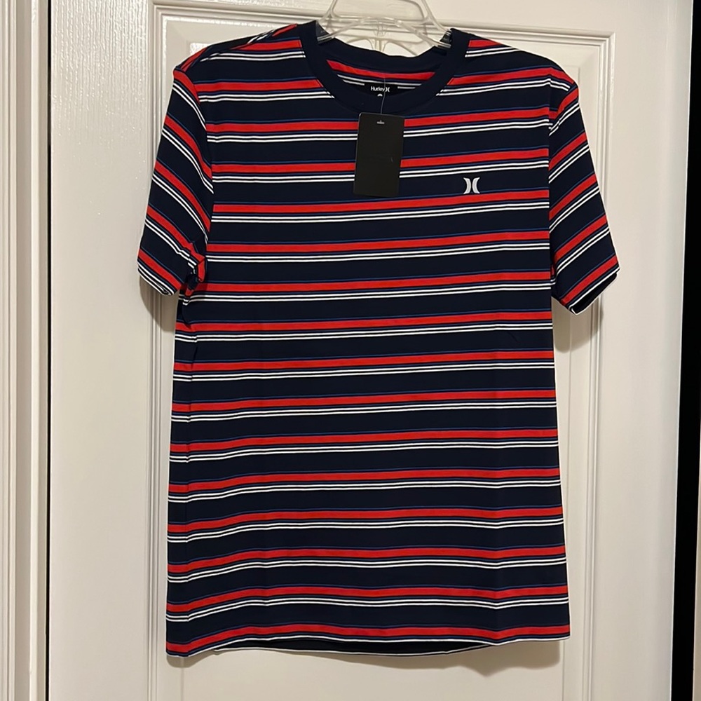 NWT Hurley Striped Tee